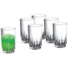 Sanjeev Kapoor Floral Juice Glass Set, 256ml, Set of 6, Transparent