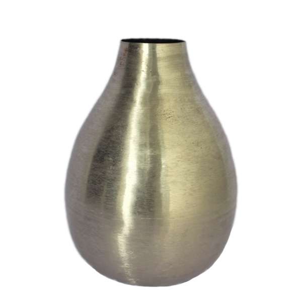 Decorative Nickel Brushed Vase