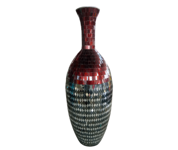 Glass Work Mosaic Vase
