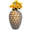 Hive Shape Decorative Glass Vase