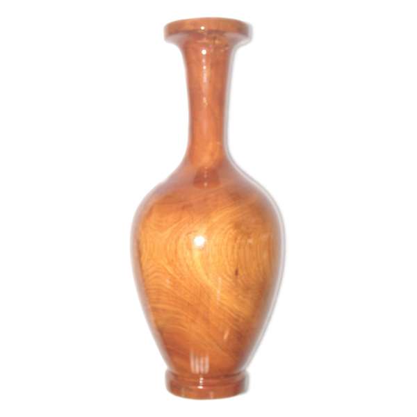 Handcrafted Wooden Flower Vase