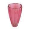 Designer Quality Glass Vase (Pink)