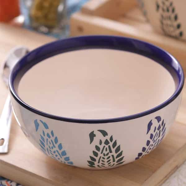 Handcrafted Ceramic Serving Bowl (Large)