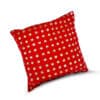 Velvet Cushion Cover Stone Worked Red