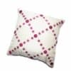 Star Printed Poly Cotton Cushion With Filler