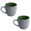 Round Shape Coffee Mug Set 6 Pcs