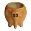 Elephant Shaped Ceramic Pot/ Planter (Orange)