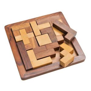 3D Wooden Jigsaw Puzzle with Tray
