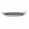 Oval Aluminum Tray with Handle