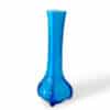 Glass Blue Flower Vase