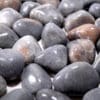 Grey Polished Pebbles for Aquarium/ Garden Décor (1 KG)