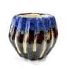 Ceramic Glazed Multicolor Pot/ Planter, (13 cm)